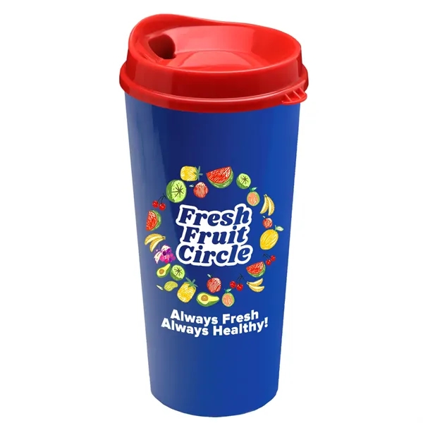 The Roadmaster - 20 oz. Travel Tumbler with Auto Sip Lid... from ASI 40480 Koozie Group