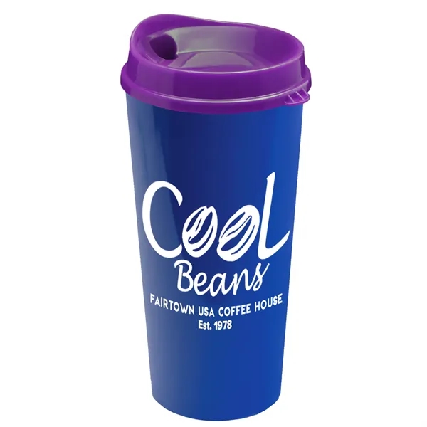 The Roadmaster - 20 oz. Travel Tumbler with Auto Sip Lid... from ASI 40480 Koozie Group