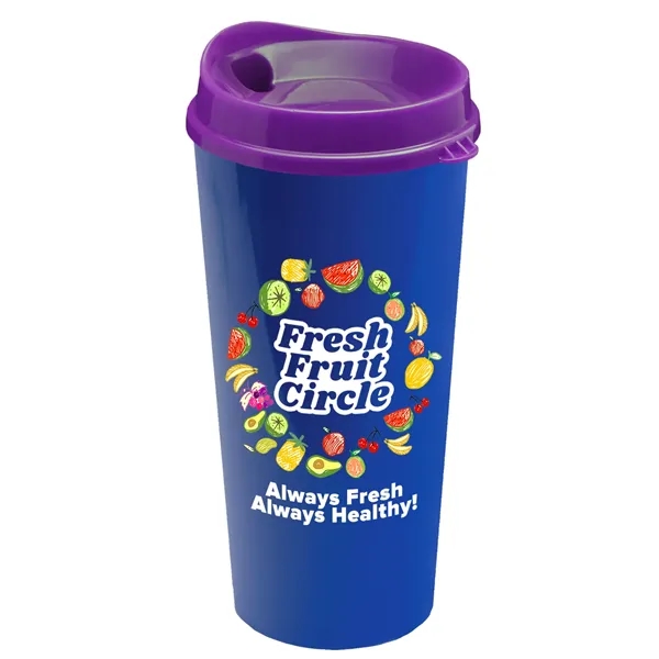 The Roadmaster - 20 oz. Travel Tumbler with Auto Sip Lid... from ASI 40480 Koozie Group