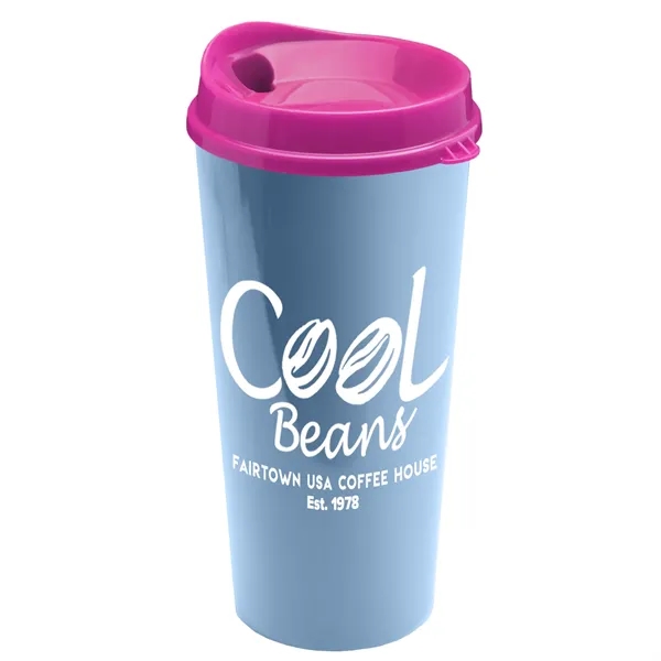 The Roadmaster - 20 oz. Travel Tumbler with Auto Sip Lid... from ASI 40480 Koozie Group