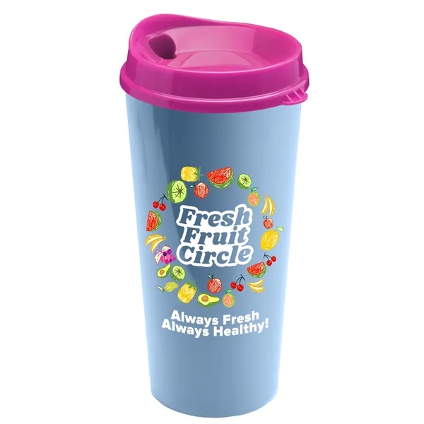 The Roadmaster - 20 oz. Travel Tumbler with Auto Sip Lid... from ASI 40480 Koozie Group