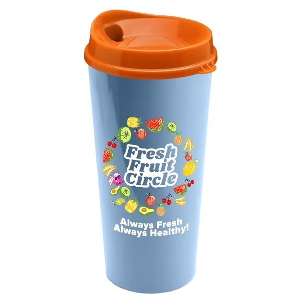 The Roadmaster - 20 oz. Travel Tumbler with Auto Sip Lid... from ASI 40480 Koozie Group