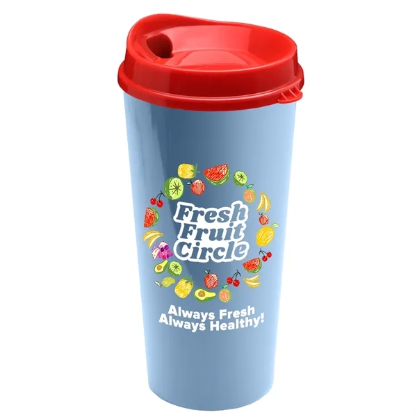 The Roadmaster - 20 oz. Travel Tumbler with Auto Sip Lid... from ASI 40480 Koozie Group