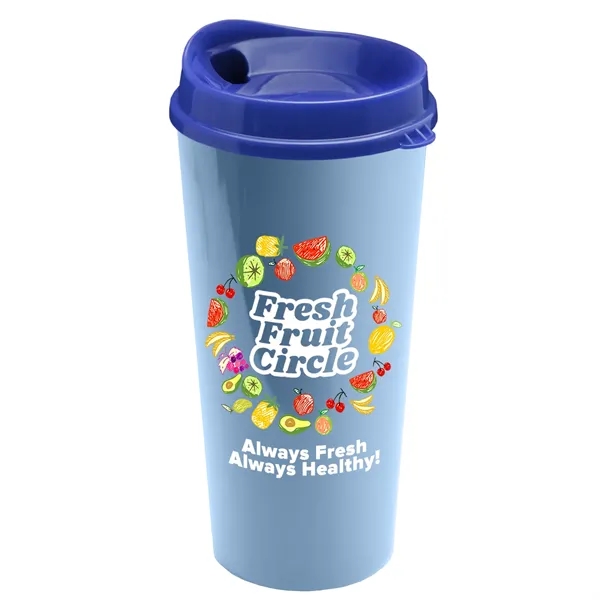 The Roadmaster - 20 oz. Travel Tumbler with Auto Sip Lid... from ASI 40480 Koozie Group