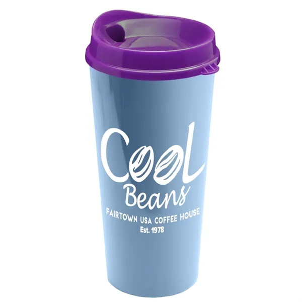 The Roadmaster - 20 oz. Travel Tumbler with Auto Sip Lid... from ASI 40480 Koozie Group