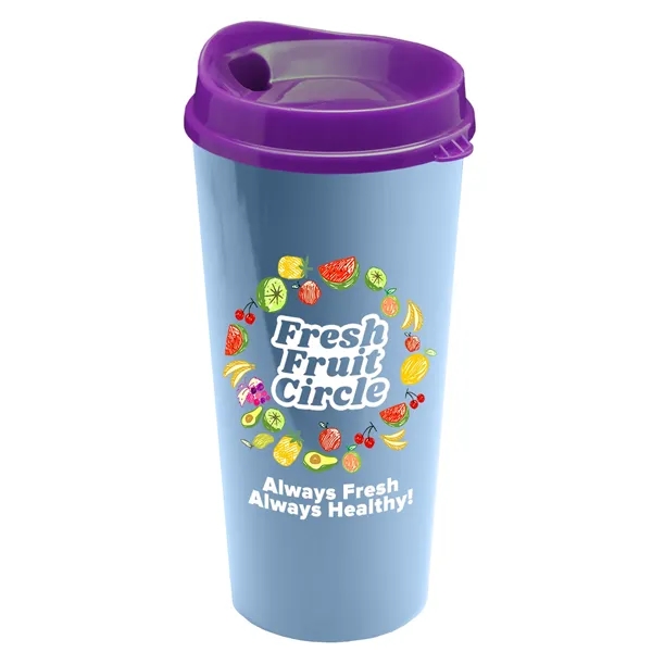 The Roadmaster - 20 oz. Travel Tumbler with Auto Sip Lid... from ASI 40480 Koozie Group