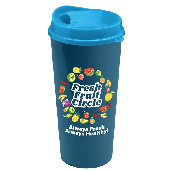 The Roadmaster - 20 oz. Travel Tumbler with Auto Sip Lid... from ASI 40480 Koozie Group