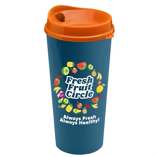 The Roadmaster - 20 oz. Travel Tumbler with Auto Sip Lid... from ASI 40480 Koozie Group