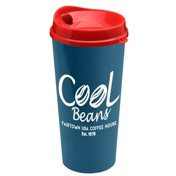 The Roadmaster - 20 oz. Travel Tumbler with Auto Sip Lid... from ASI 40480 Koozie Group