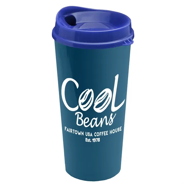 The Roadmaster - 20 oz. Travel Tumbler with Auto Sip Lid... from ASI 40480 Koozie Group