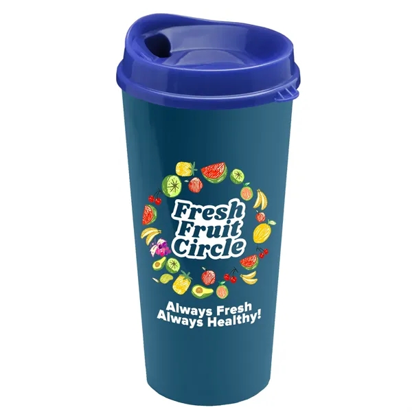 The Roadmaster - 20 oz. Travel Tumbler with Auto Sip Lid... from ASI 40480 Koozie Group