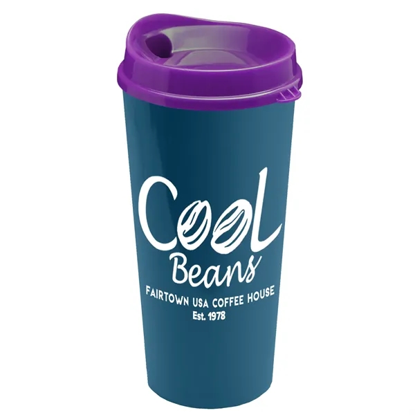 The Roadmaster - 20 oz. Travel Tumbler with Auto Sip Lid... from ASI 40480 Koozie Group