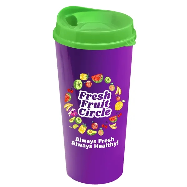 The Roadmaster - 20 oz. Travel Tumbler with Auto Sip Lid... from ASI 40480 Koozie Group