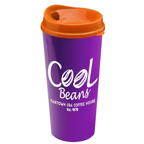 The Roadmaster - 20 oz. Travel Tumbler with Auto Sip Lid... from ASI 40480 Koozie Group