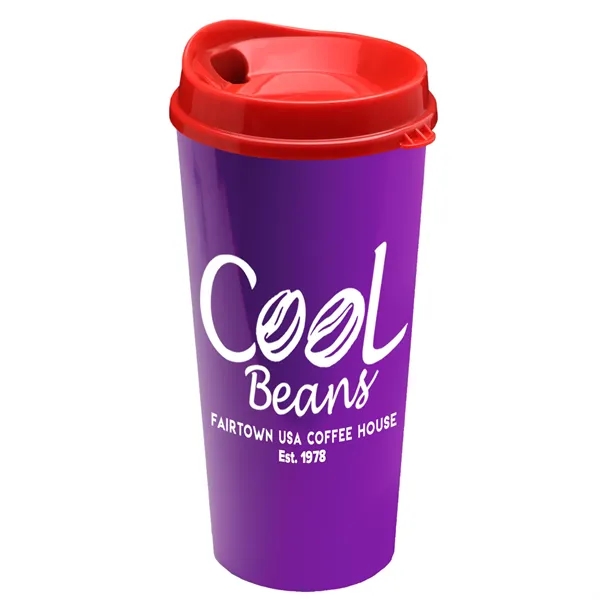 The Roadmaster - 20 oz. Travel Tumbler with Auto Sip Lid... from ASI 40480 Koozie Group