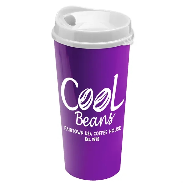 The Roadmaster - 20 oz. Travel Tumbler with Auto Sip Lid... from ASI 40480 Koozie Group