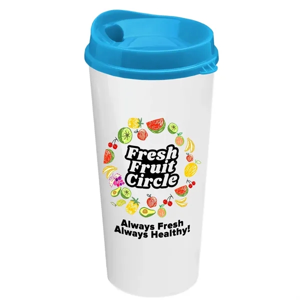 The Roadmaster - 20 oz. Travel Tumbler with Auto Sip Lid... from ASI 40480 Koozie Group