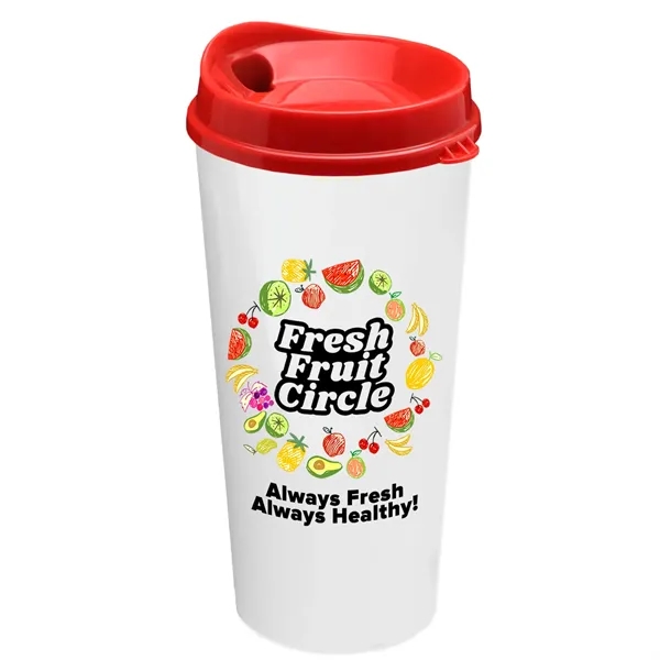 The Roadmaster - 20 oz. Travel Tumbler with Auto Sip Lid... from ASI 40480 Koozie Group