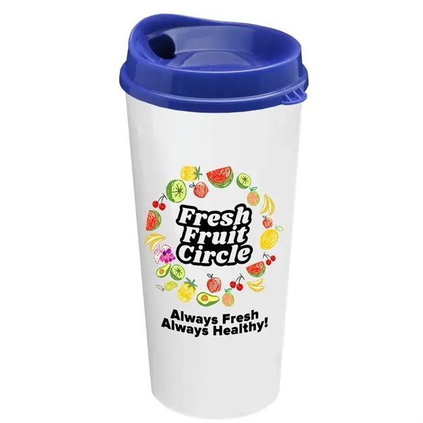 The Roadmaster - 20 oz. Travel Tumbler with Auto Sip Lid... from ASI 40480 Koozie Group