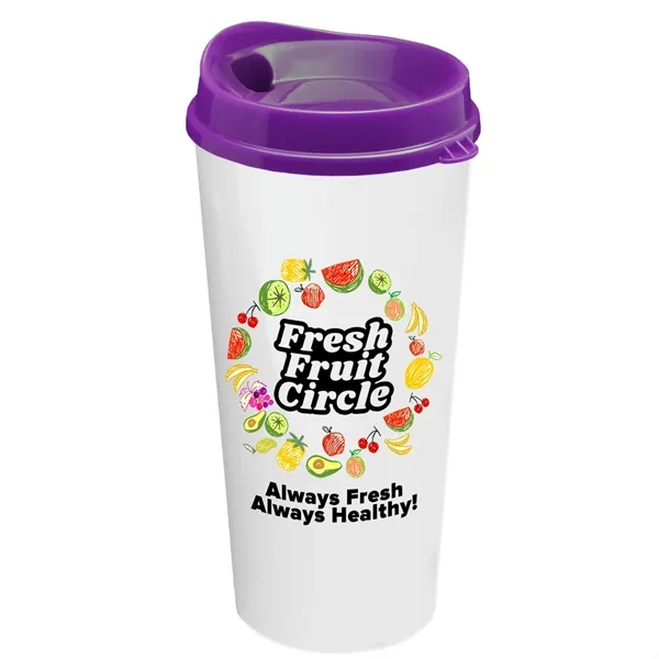 The Roadmaster - 20 oz. Travel Tumbler with Auto Sip Lid... from ASI 40480 Koozie Group