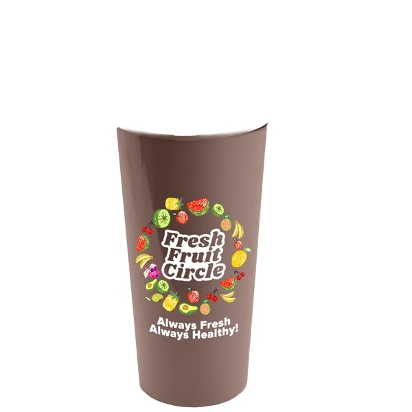 18 oz. Double-Wall Insulated Travel/ Coffee Cup with 2-in-1 Flip and... from ASI 40480 Koozie Group