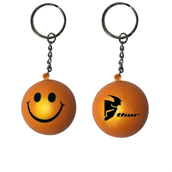 Mood™ Smiley Face Stress Key Chain... from ASI 30270 Aakron Line