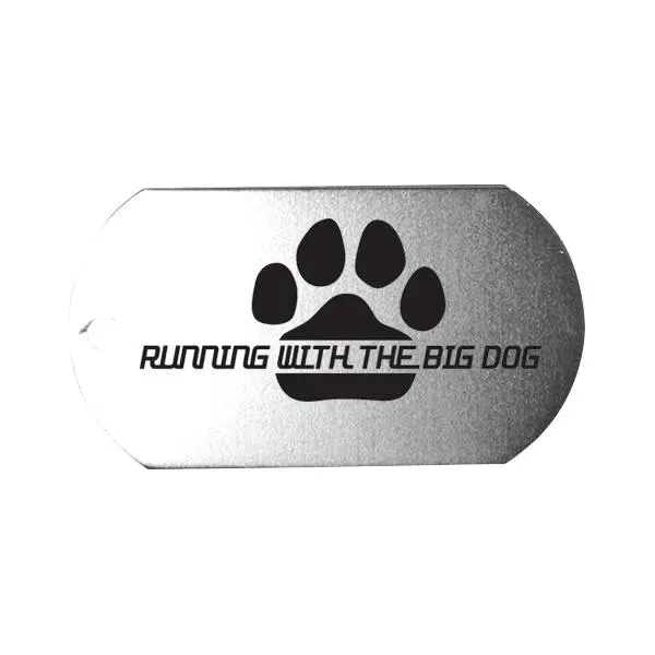 Dog Tag with 4 1/2" Ball Chain... from ASI 30270 Aakron Line