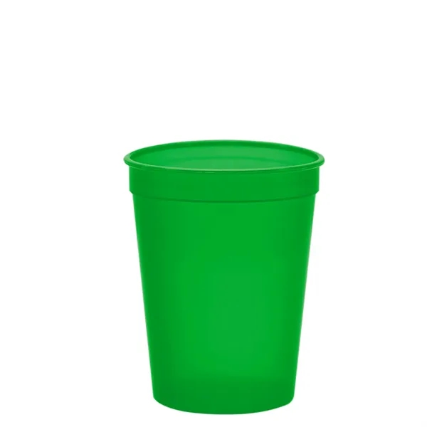 Molded in USA 16 oz. Stadium Cup with Lid & Straw... from ASI 40480 Koozie Group