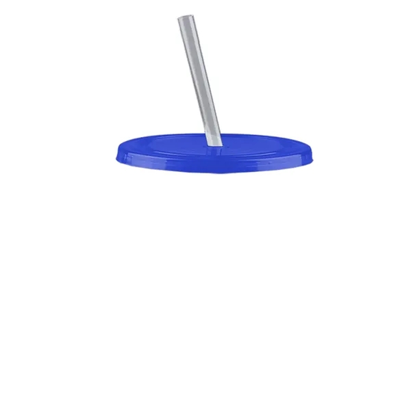 Molded in USA 16 oz. Stadium Cup with Lid & Straw... from ASI 40480 Koozie Group