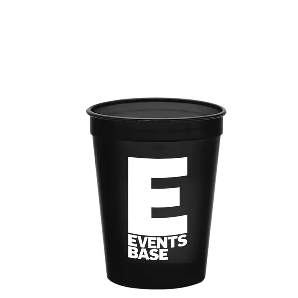 Molded in USA 16 oz. Stadium Cup with Lid & Straw... from ASI 40480 Koozie Group
