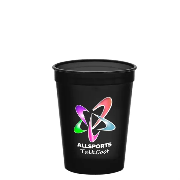 Molded in USA 16 oz. Stadium Cup with Lid & Straw... from ASI 40480 Koozie Group