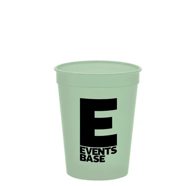 Molded in USA 16 oz. Stadium Cup with Lid & Straw... from ASI 40480 Koozie Group