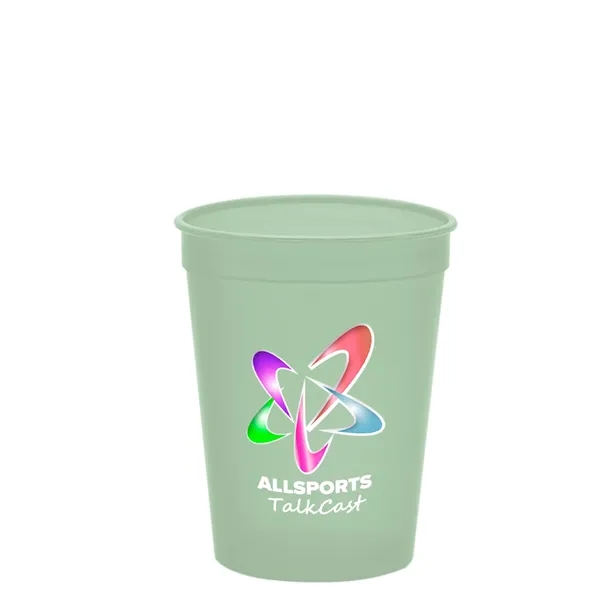Molded in USA 16 oz. Stadium Cup with Lid & Straw... from ASI 40480 Koozie Group