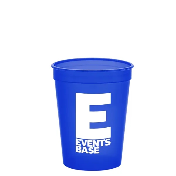 Molded in USA 16 oz. Stadium Cup with Lid & Straw... from ASI 40480 Koozie Group