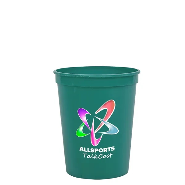 Molded in USA 16 oz. Stadium Cup with Lid & Straw... from ASI 40480 Koozie Group