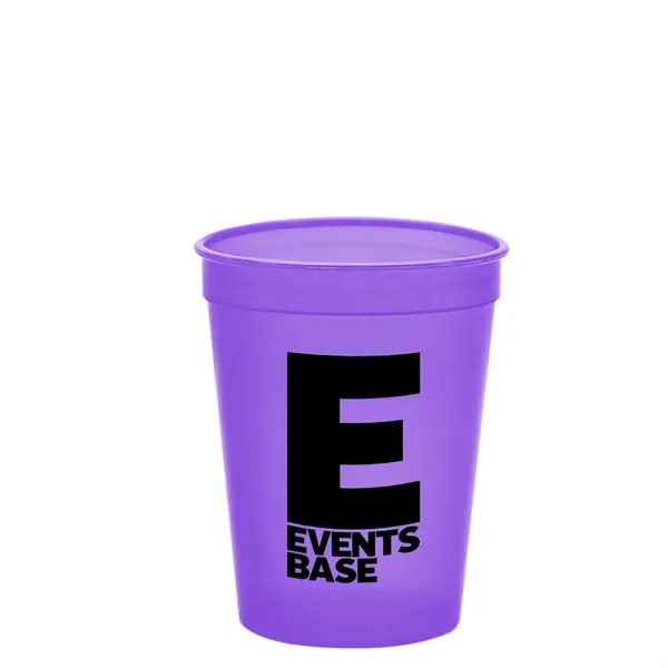 Molded in USA 16 oz. Stadium Cup with Lid & Straw... from ASI 40480 Koozie Group