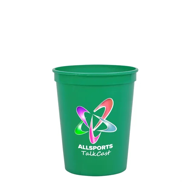 Molded in USA 16 oz. Stadium Cup with Lid & Straw... from ASI 40480 Koozie Group