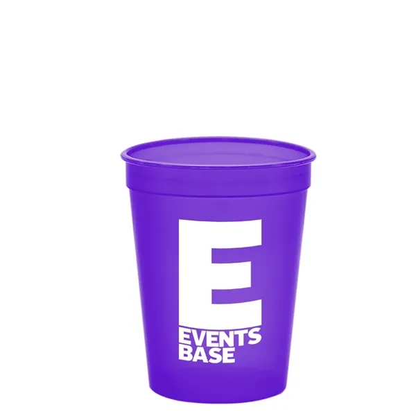 Molded in USA 16 oz. Stadium Cup with Lid & Straw... from ASI 40480 Koozie Group