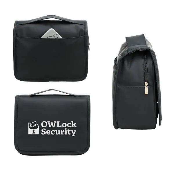 Soft Leatherette Toiletry Bag... from ASI 36730 Ariel Premium Supply Inc