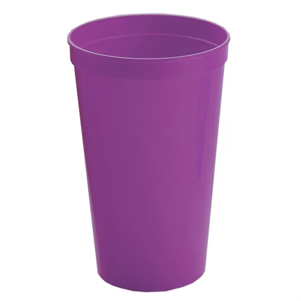 Reusable and recyclable polypropylene 20 oz. stadium cup.... from ASI 40480 Koozie Group