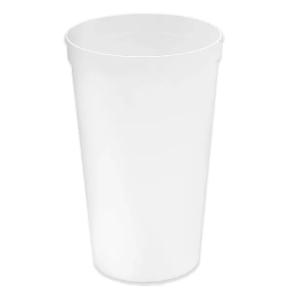 Reusable and recyclable polypropylene 20 oz. stadium cup.... from ASI 40480 Koozie Group