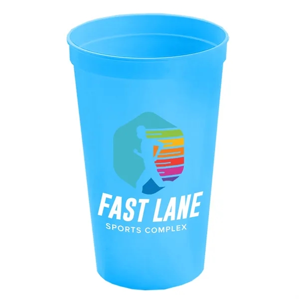 Reusable and recyclable polypropylene 20 oz. stadium cup.... from ASI 40480 Koozie Group