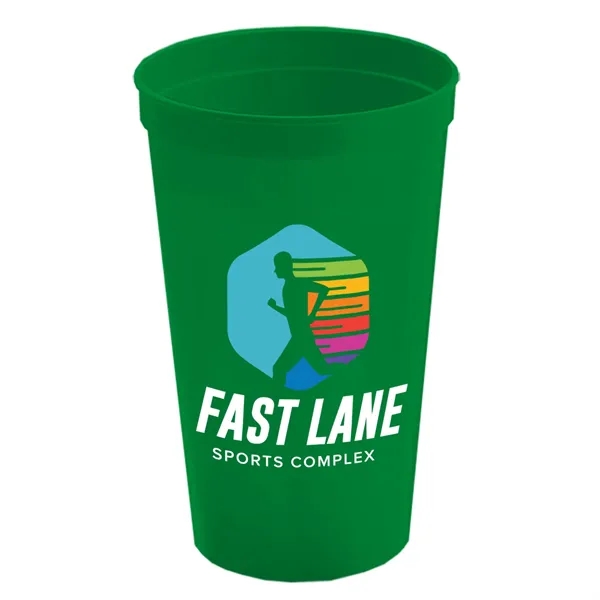 Reusable and recyclable polypropylene 20 oz. stadium cup.... from ASI 40480 Koozie Group