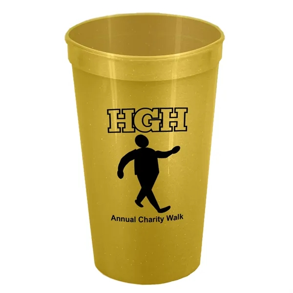 Reusable and recyclable polypropylene 20 oz. stadium cup.... from ASI 40480 Koozie Group