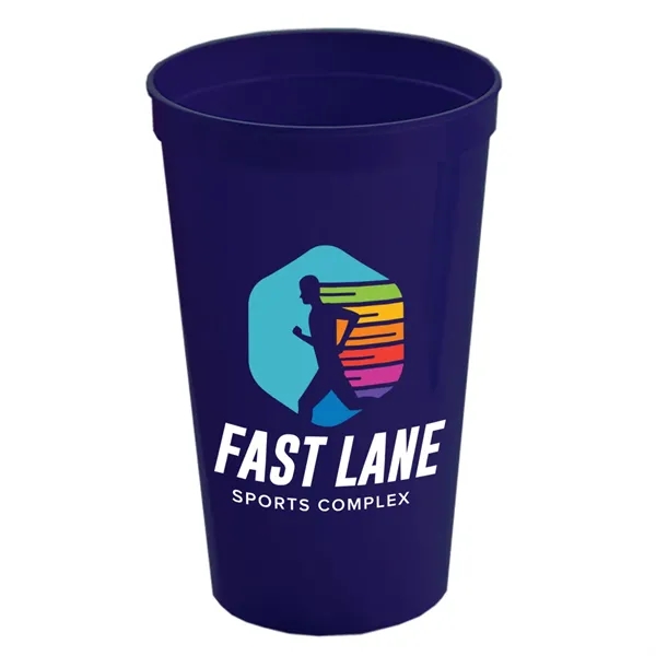 Reusable and recyclable polypropylene 20 oz. stadium cup.... from ASI 40480 Koozie Group
