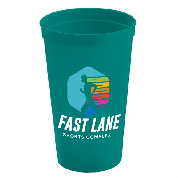 Reusable and recyclable polypropylene 20 oz. stadium cup.... from ASI 40480 Koozie Group