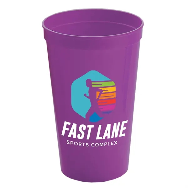 Reusable and recyclable polypropylene 20 oz. stadium cup.... from ASI 40480 Koozie Group