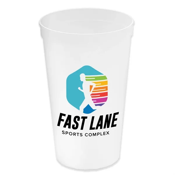 Reusable and recyclable polypropylene 20 oz. stadium cup.... from ASI 40480 Koozie Group