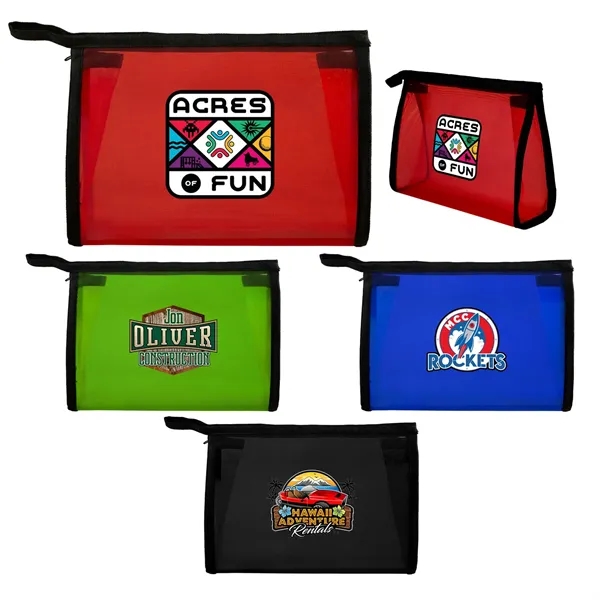 Recycled Mesh Toiletry Bag... from ASI 30208 A P Specialties / AP Specialties