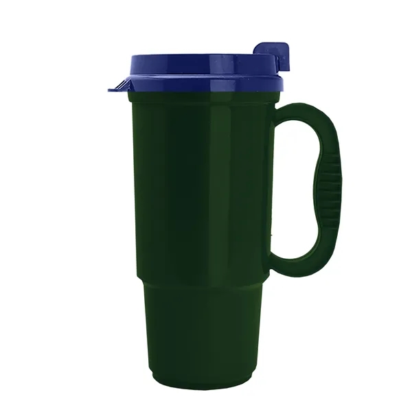Insulated 16 oz. auto mug, BPA/BPS free, reusable and recyclable polypropylene.... from ASI 40480 Koozie Group